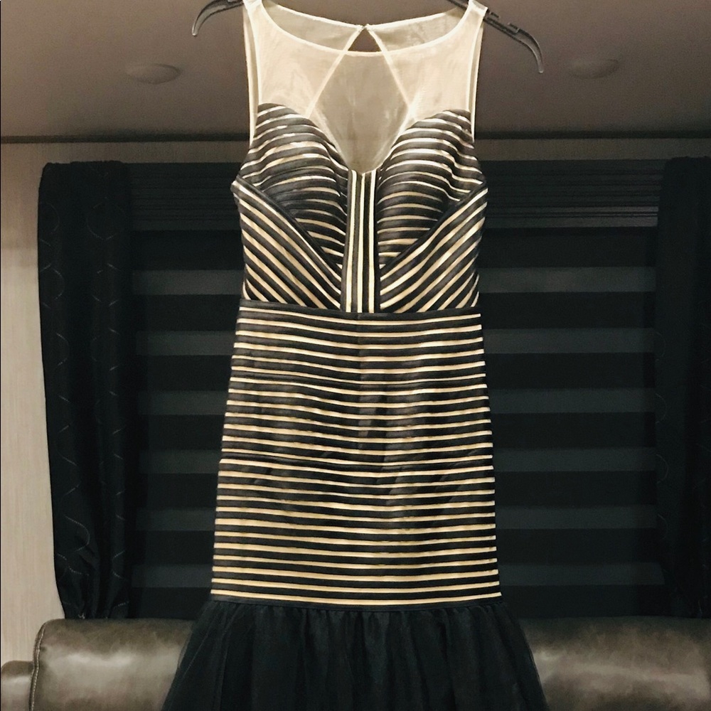 Black an gold terani couture gown